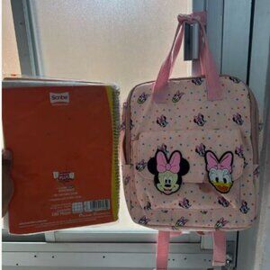 Disney 2025 New Minnie Cartoon Children's Backpack